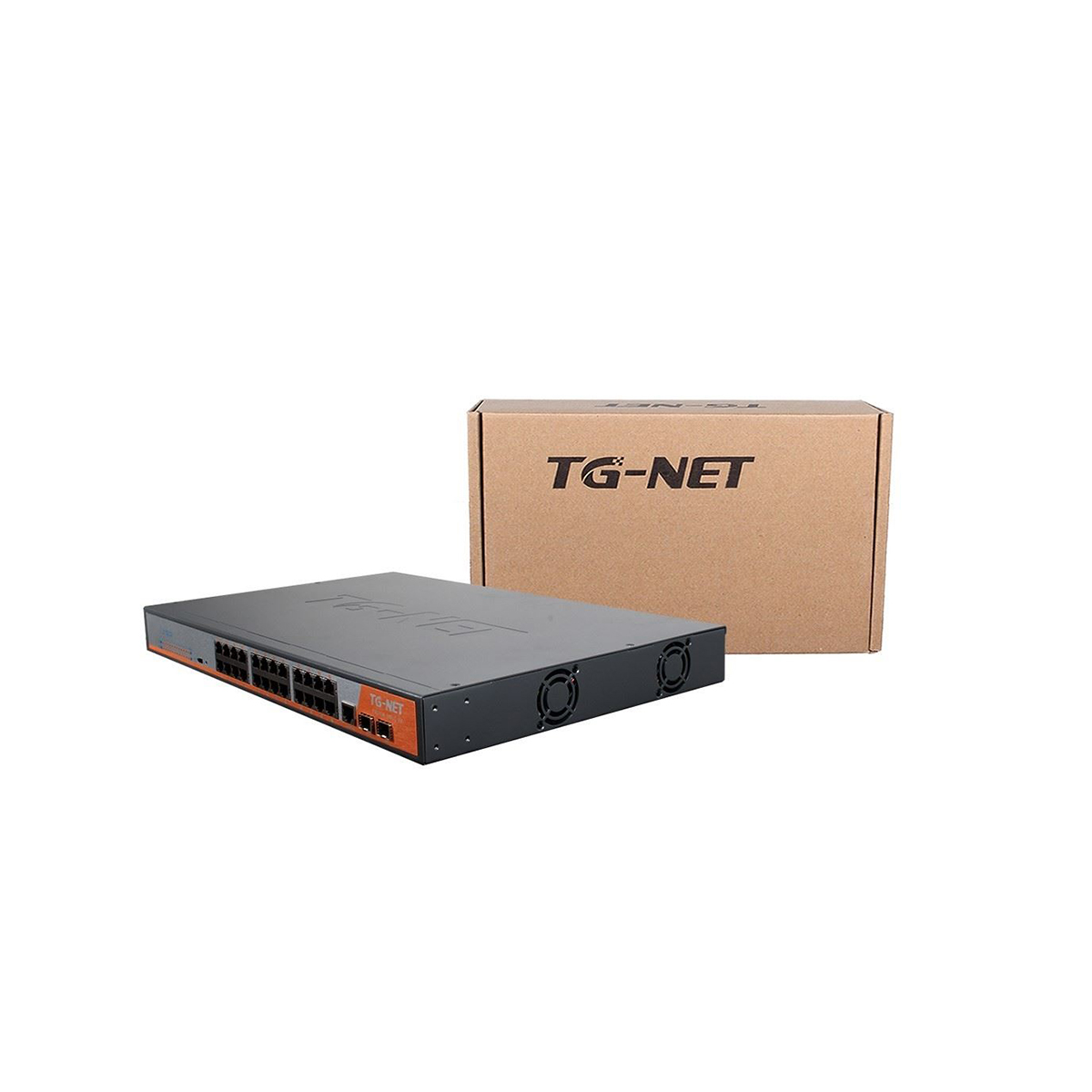 قیمت و خرید سوییچ مدیریتی 24 پورت PoE با 2 پورت SFP تی جی نت مدل P3026M-300W | نت ران